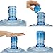 Non Spill Caps,Reusable 55mm 3 and 5 Gallon Water Bottle Snap On Cap,Replacement Non-Spill Anti Splash Water Jug Caps 5pack