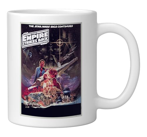 Star Wars The Empire Strikes Back Taza de Cerámica Blanca miniatura 2
