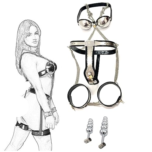 Anneau de cuisse chasteté femme anti-échappement en acier inoxydable
