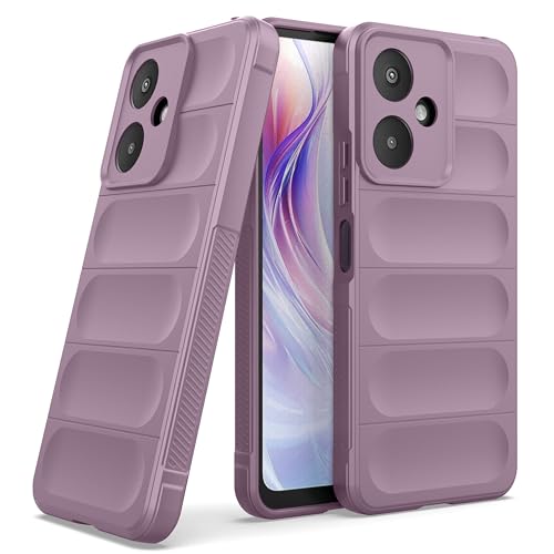 Zapcase Back Case Cover for Mi Redmi 13C 5G | Compatible for Mi Redmi 13C 5G Back Cover | Liquid Silicon Case for Mi Redmi 13C 5G with Camera Protection |Lavender- Best and cheap mobile covers in India