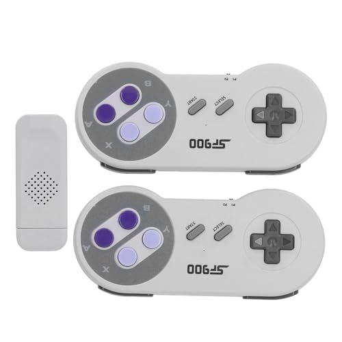 Dois Controladores Sem Fio Com Slot para Cartão de Memória, Plug and Play Retro Game Stick, Design E