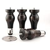 MARS EXPORTS - Beach Wood Furniture Legs Sofa Legs Dresser Legs, Premium Sizes 06/05/04/03 Inches,Mi