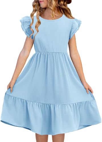 Robe d'été Haloumoning pour fille pour les vacances et sorties en famille