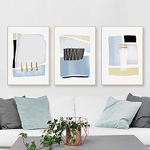 Art mural géométrie et lignes dorées pour magnifier votre décoration de salon