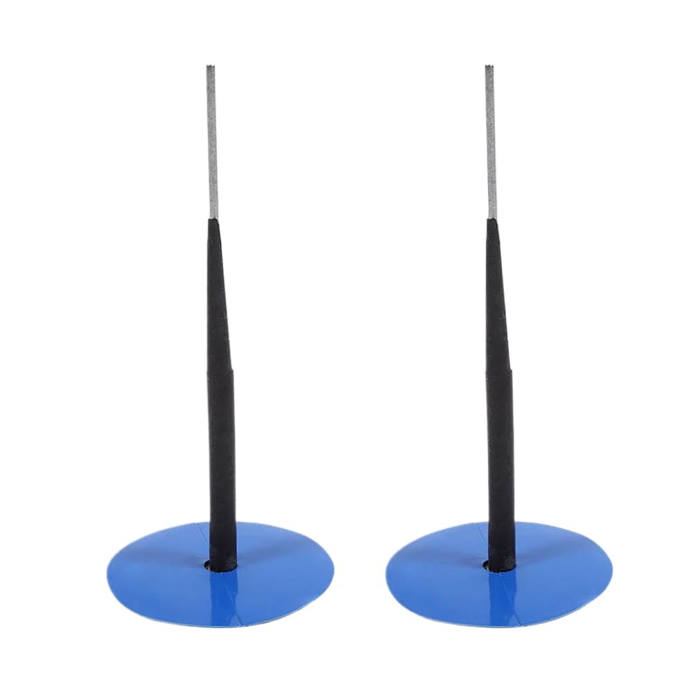 Kit de parche de goma para reparación de pinchazos en neumáticos sin cámara, Compatible con motocicleta y coche, tipo seta con cable de 4,5mm, 24 Uds.