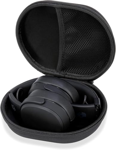 Image of VERTUS Headphone Protective Storage Case Cover for Boat Rockerz 421 Wireless Over Ear Headphone (2025 Launch) (Hard Shell|EVA|Black)