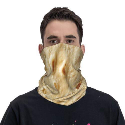 Taco Tortillas Pattern Neck Gaiter Face Mask Scarf Bandana Head Wrap Uv Protection Balaclava For Sports 5