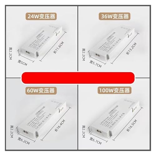 Éclairage d'armoire de garde-robe transformateur 12V pour illuminer votre dressing