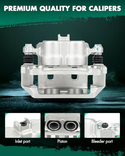 Image of SCITOO Front Left Brake Caliper With Bracket 19B3102 Compatible For Acura TL 2009-2014, For Acura TLX 2015-2018, For Honda Ridgeline 2006-2014