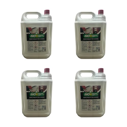 AERREGI 4X5LT BIOETANOLO COMBUSTIBILE Liquido Ecologico Naturale INODORE Camino