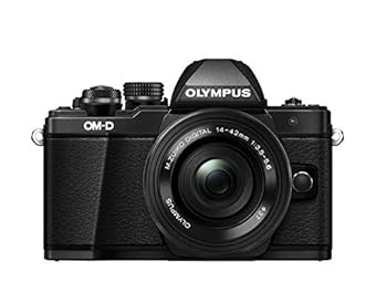 OLYMPUS ミラーレス一眼 OM-D E-M10 MarkII 14-42mm EZレンズキット ブラック