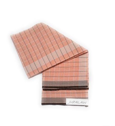 Image of 100% Pure Cotton Checked Fancy 2mts lungi,