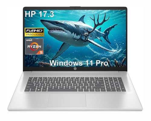 HP Laptop 17.3" AMD Ryzen 5 7520U 16GB 512GB SSD miniatura 1