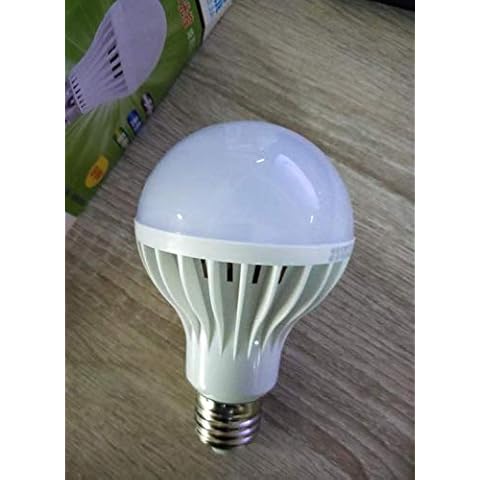 AimdonR Motion Sensor Light Bulb, 3W/5W/7W/9W E27 Smart PIR Sensor LED Light Bulbs, 30s Auto LED Light Bulb Closed for Outdoor/Indoor (Cool White) 9w Cover