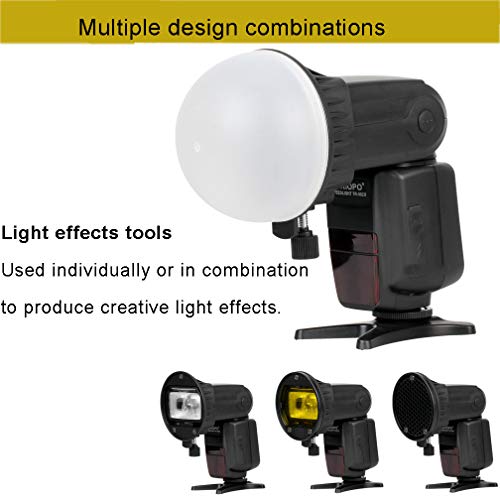 Mcoplus Magnetic Flash Diffuser Light Softbox Speedlite Adpater for Canon, Nikon,Sony, Godox or Other Flash