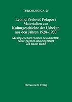 Materialien Zur Kulturgeschichte Der Usbeken Aus Den Jahren 1928-1930 3447037288 Book Cover