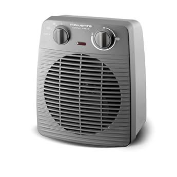 Foto di Rowenta Compact Power, Termoventilatore Compatto per Piccoli Spazi, Ventilazione Calda e Fredda, Modalità Turbo e Eco, 2 Livelli di potenza, Sicuro e Potente, 2000 W, Grigio, SO2212