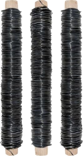 Wickeldraht schwarz | 0,65 mm, 38 m Rolle | Langlebig, sicher und einfach zu handhaben | Ideal für Garten, Basteln, Floristik und Kinder | Vielseitiger Bindedraht Wickeldraht schwarz | 0,65 mm, 38 m Rolle | Langlebig, sicher und einfach zu handhaben | Ideal für Garten, Basteln, Floristik und Kinder | Vielseitiger Bindedraht