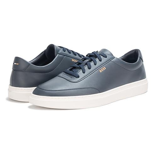 Image of BOSS Men's Kieran Smooth Leather Tennis Sneaker
