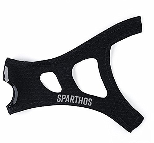 Sparthos Sleeve Workout Mask (Midnight Black, Small)