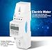 10 – 40 A Contador Eléctrico Medidor eléctrico Monofásico De Din-Rail De...