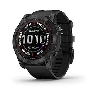 Garmin fenix 7X Sapphire Solar, Larger sized adventure smartwatch, with Solar Charging Capabilities, rugged outdoor…