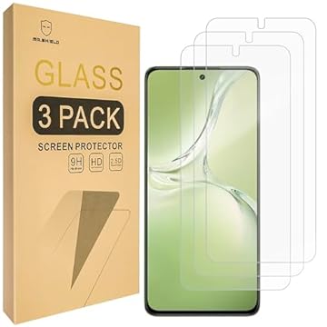 Mr.Shield Protetor de tela compatível com OnePlus Nord CE 4 Lite 5G [vidro temperado] [pacote com 3] [vidro japonês com dureza 9H]