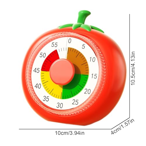 Minuteur mécanique de cuisine durable en forme de fruit - 7