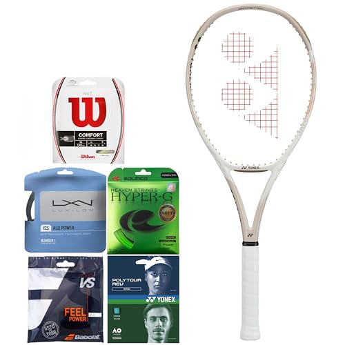 Yonex VCORE 95 Sand Beige 7th Gen Tennis Racquet - Custom Options (4 3/8 inches)