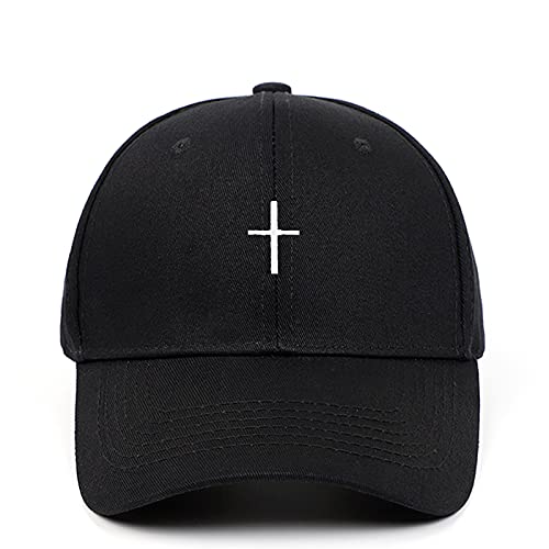 Image of Chensheng Cross Embroidery Baseball Cap,Adjustable Structured Dad Hat for Men Women Sun Hat