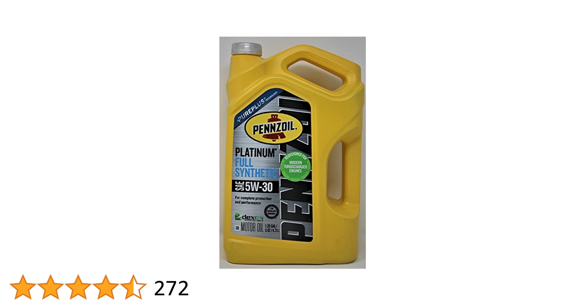 Amazon.com: Pennzoil (550038221-3PK Platinum 5W-30 Full