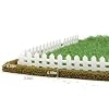 Cutemini Miniature Long Shrub Strips 6PCS Simulation Flower Bed, DIY Model Sand Table Flower Cluster Building Model Street Model Train Landscaping Garden Railroad Scenery Scenery (Red) #5
