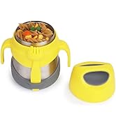 b.box Insulated Food Jar, Insulated Double Wall Stainless Steel Food Container with Spoon for Kid...