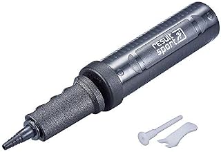 ResultSport Gym Ball Balloon Camping Double Action Hand Pump with Stopper Plug and Plug Removal Tool for Gymball and Swissball