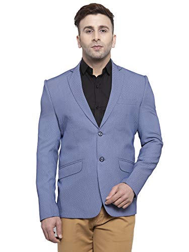 Image of WINTAGE Men's Polyester Cotton Festive and Casual Blazer Coat Jacket