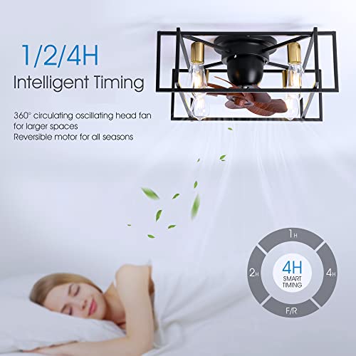 Pazala A370BK+R Ceiling Fans With Lights thumb #6