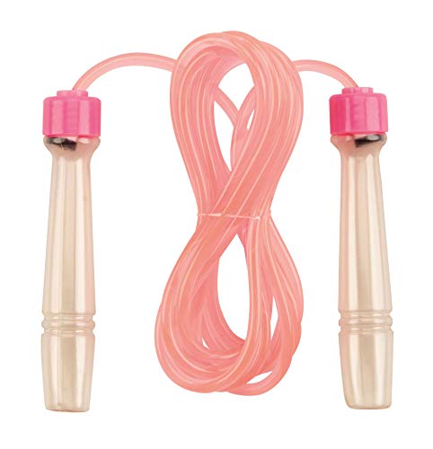 CAPTAIN STAG UR-920 Jump Rope Challenge Jump Rope Adjustable Length for Kids, Juniors, Pink