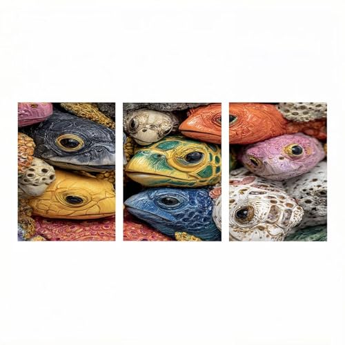 Peinture par numéro animal marin pour créer une déco zen dans votre salon