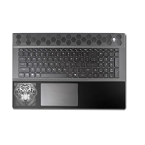 Image of MightySkins Skin Compatible with Alienware M18 R1 (2023) Full Wrap Kit - Mono Tiger | Protective, Durable, and Unique Vinyl Decal wrap Cover | Easy to Apply & Change Styles | Made in The USA