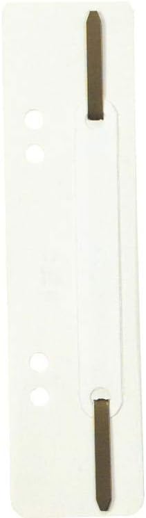 Exacompta Fasteners for Punched Documents - White, Pack 250