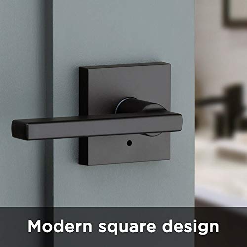 Kwikset 91550-029 Halifax Door Handle Lever with Modern Contemporary Slim Square Design for Home Bedroom or Bathroom… - Image 7