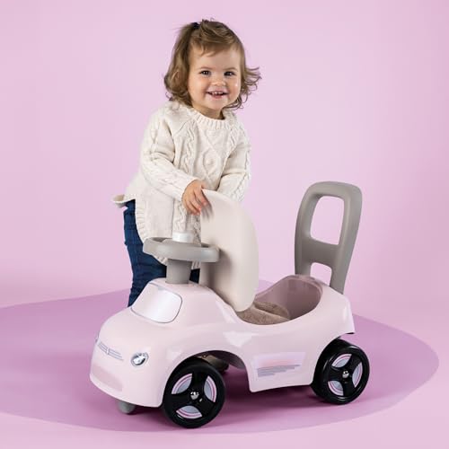 Smoby Mein erstes Auto – wendiges Rutscherfahrzeug mit Hupenlenkrad – Rückenstütze, Staufach, Kippschutz – für Kinder ab 10 Monaten – Bild 6