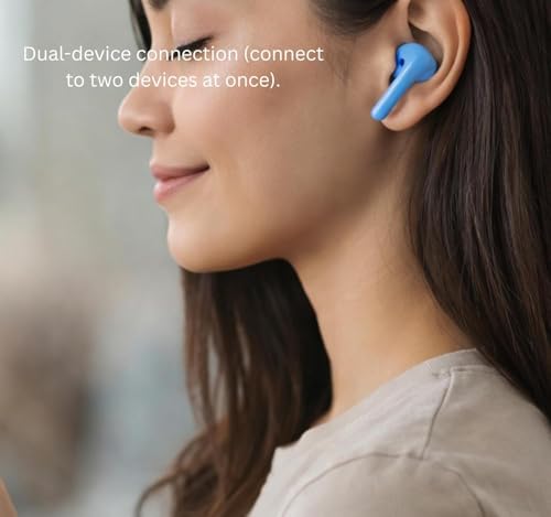 Image of Original Buds 3r for OnePlus Nord TWS Earbuds for OnePlus, 12.4mm Titanium-Coated Drivers, 54 Hours Playback, Deep Bass (Ash Blue)