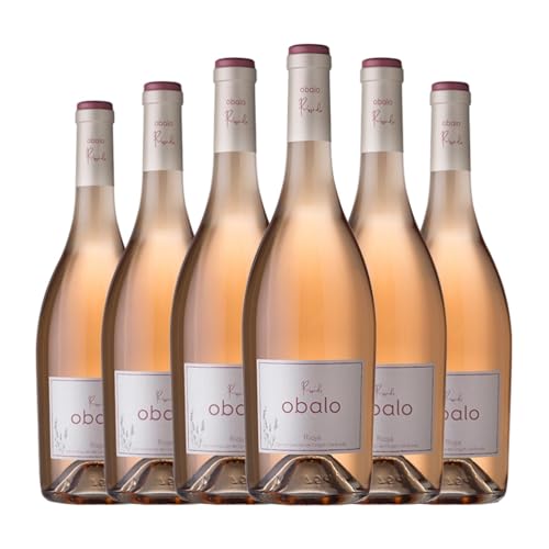 Obalo Rosado Tempranillo Rioja 75 cl Vino rosado (Caja de 6 Botellas de 75 cl)
