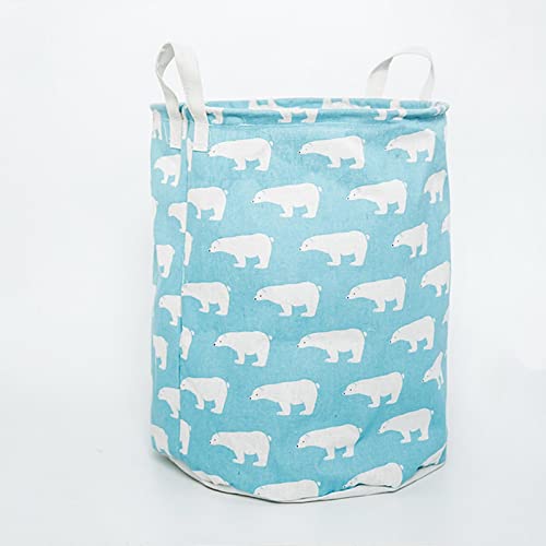 Image of Simple laundry basket Fabric basket Home laundry basket Dirty laundry basket Bathroom laundry basket