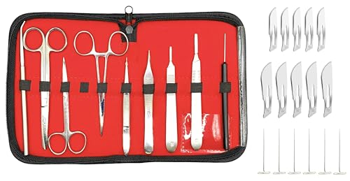 26 Piece Advanced Anatomy & Biology Lab Dissection Tool Set, Complete Dissecting Kit