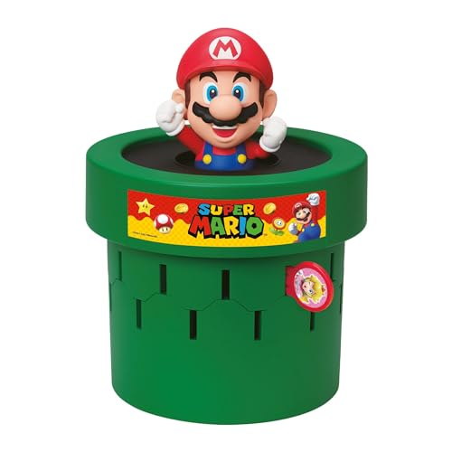 TOMY Pic Super Mario Jeu de Société Famille & Enfants, 2-4 Joueurs, Convient aux Garçons et aux...