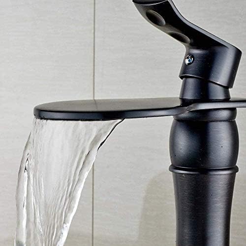 Mitigeur évier salle de bain cascade avec commande fluide monocommande