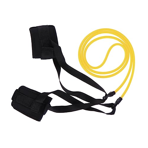 KOMBIUDA Cinturón de Resistencia para Natación para Atletas Banda Elástica de Entrenamiento para Tobillos Cordón de Resistencia de 2 M para Piscinas