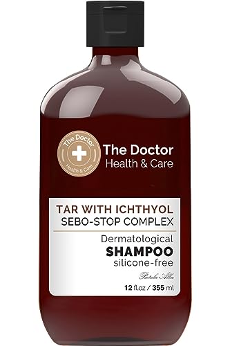 Dermatological Ani-Dandruff shampoo silicone - free. With TAR, ichthyol and sebo-stop complex